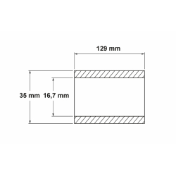 101114797L Čahura svornjaka 35x129 mm Bar Cargolift