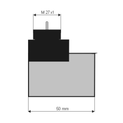 2501510H Zavojnica ventila za ulje 24V 16x50 mm M27x1