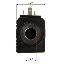 2530068M Zavojnica ventila za ulje 12V 14x40 mm za Anteo utovarne rampe
