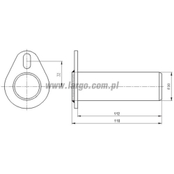 3005127LG Svornjak 30x112 za utovarne platforme Ama