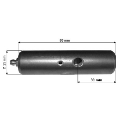 3051676LG Svornjak s podmazivanjem 25x95 za utovarne platforme Dhollandia