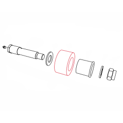 4014253H Kotač platforme 55/93-50 mm za utovarne platforme Zepro