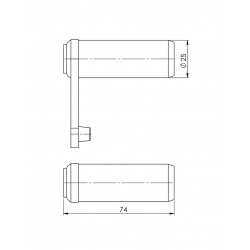 3008017H Svornjak 25x64 mm MBB Palfinger