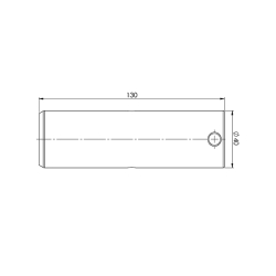 3019036H Svornjak 40x130 za utovarne platforme Bar Cargolift
