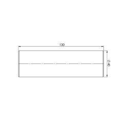 3019041H Svornjak 40x130 mm za utovarne platforme Bar Cargolift