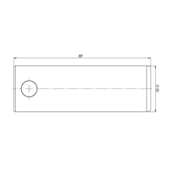 3030023H Svornjak 30x89 mm za utovarne platforme Anteo