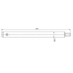 3030026H Svornjak 30x370 mm za utovarne platforme Anteo
