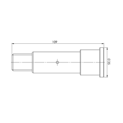 3050008H Svornjak s podmazivanjem 25x109 za utovarne platforme Dhollandia
