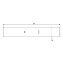 3050035H Svornjak 35x209 mm za utovarne platforme Dhollandia