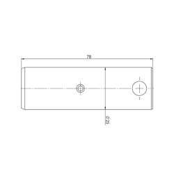 3050056H Svornjak s podmazivanjem 25x78 mm za utovarne platforme Dhollandia