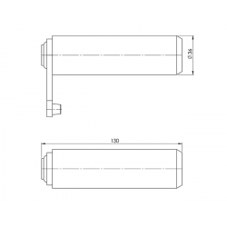 3008001H Svornjak bez podmazivanja 36x130 mm MBB Palfinger