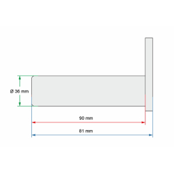 3008000H Svornjak 36x90 mm MBB Hubfix