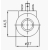 3014029F Zavojnica ventila za ulje 12V 14x50 mm - tip Hirschmann